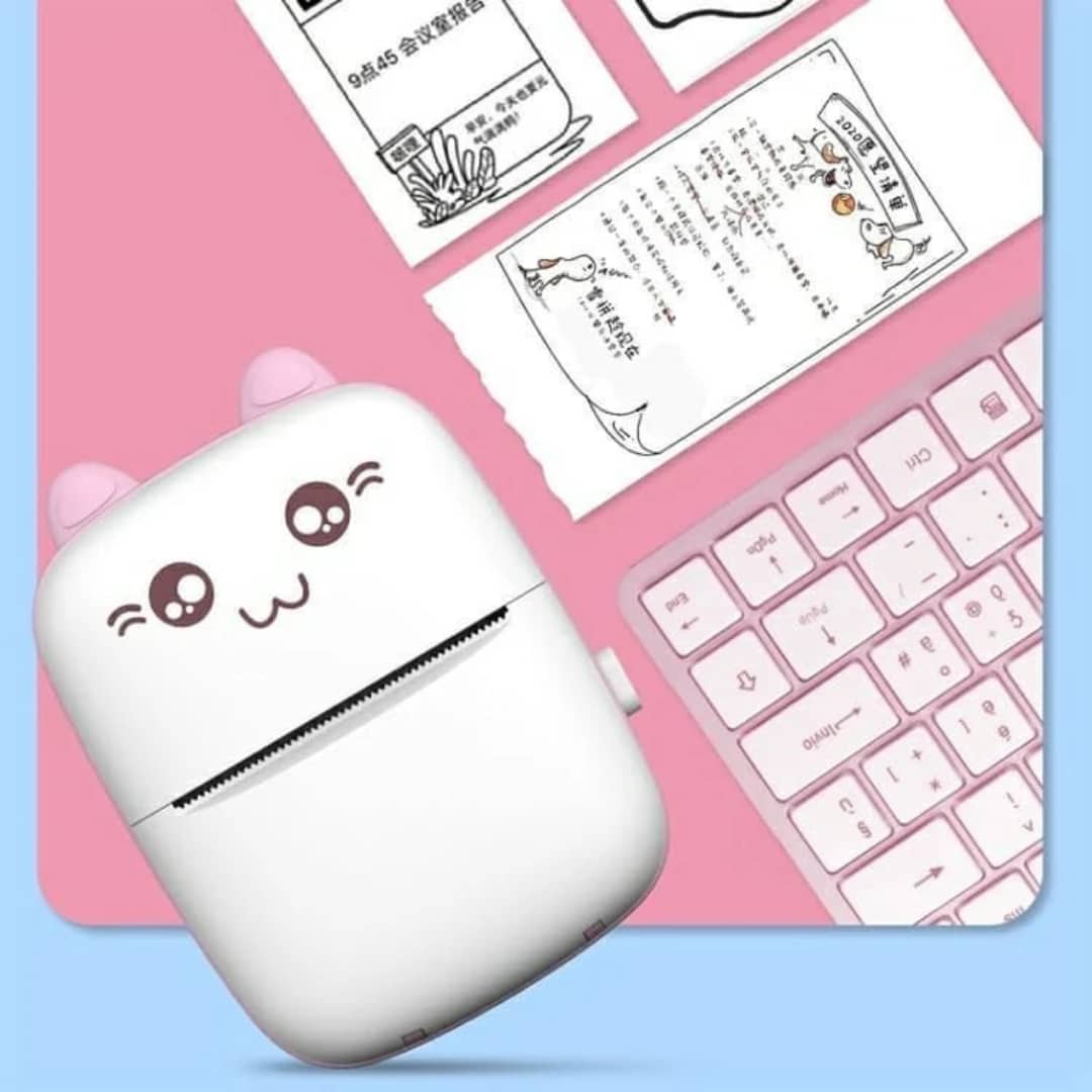 PrintyCat™ Mini Impresora Portátil